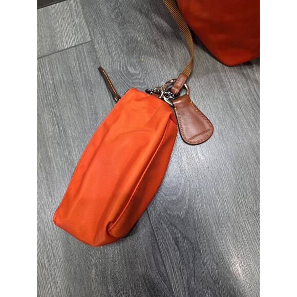 Dooney & Bourke Wayfarer Nylon Hobo w/Accessories Burnt orange A369782 - Picture 9 of 13